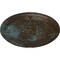 Ekena Millwork Athens Ceiling Medallion (Fits Canopies up to 3 5/8"), 26 1/4"OD x 3 1/4"P, Bronze Blue Patina CM27ATBBS - alternate 3